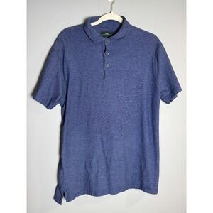 Rodd‎ & Gunn Sports Fit Blue Striped Cotton Polo Shirt Mens Large